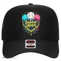 Baseball Life Style Ice Cream Drip Hat thumb 0