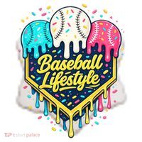Baseball Life Style Ice Cream Drip Ceramic Ornament thumb 2