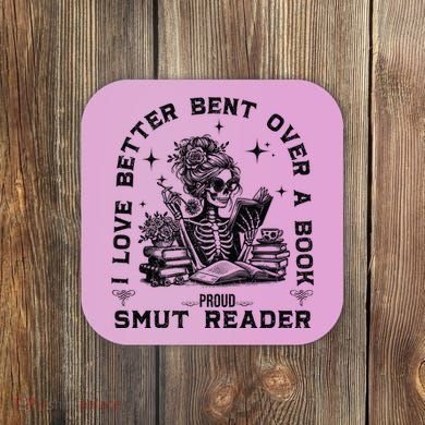 Book Lover Spread Those Pages Coaster