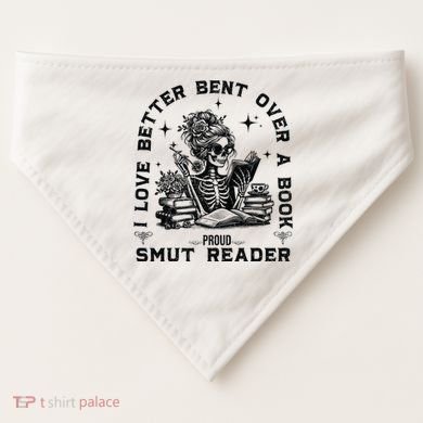 Book Lover Spread Those Pages USA-Made Doggie Bandana