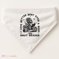 Book Lover Spread Those Pages USA-Made Doggie Bandana thumb 0