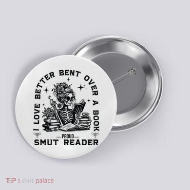 Book Lover Spread Those Pages Button