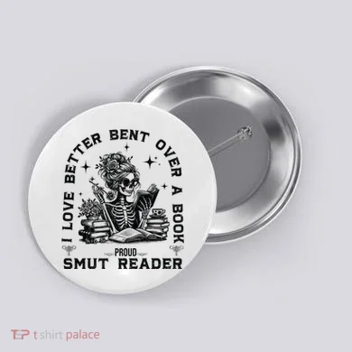 Book Lover Spread Those Pages Button