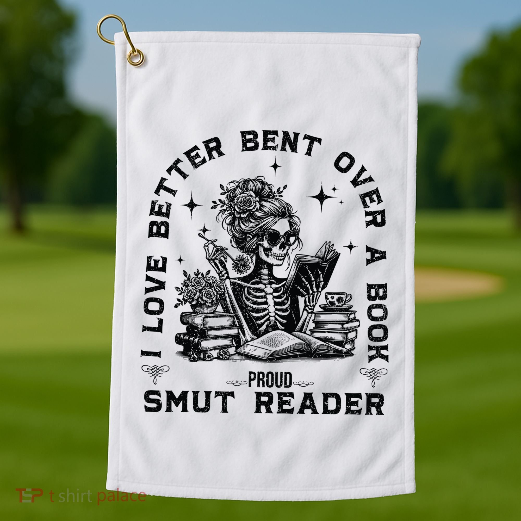 Book Lover Spread Those Pages Golf Towel