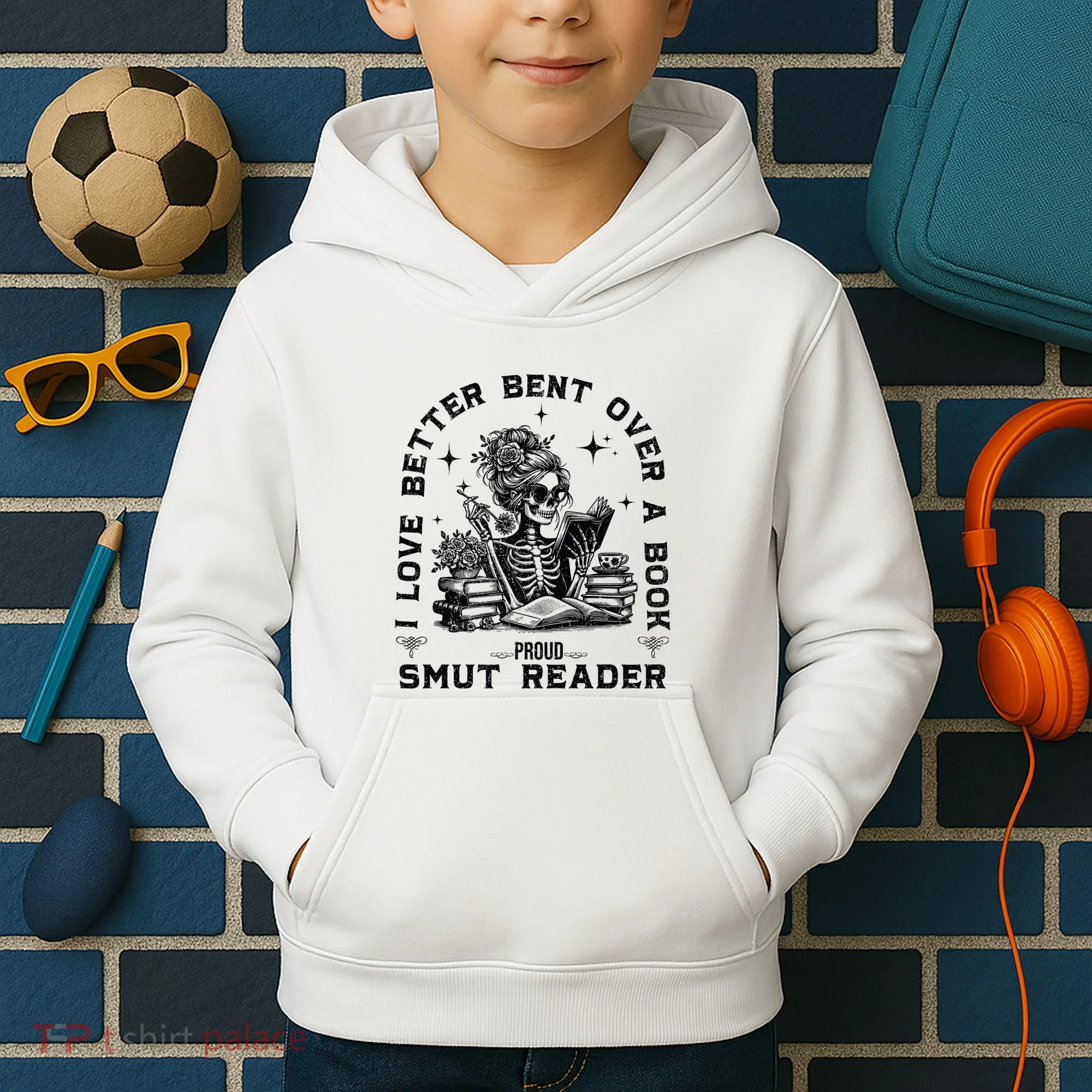 Book Lover Spread Those Pages Kids Hoodie