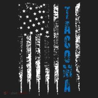 Blue Line Tacoma Distressed National Police Week Beanie thumb 2