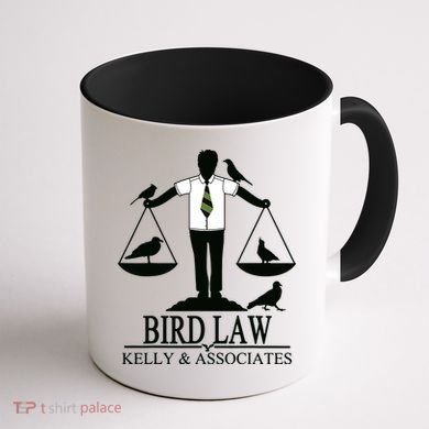 Bird Law T Funny Coffee Mug back