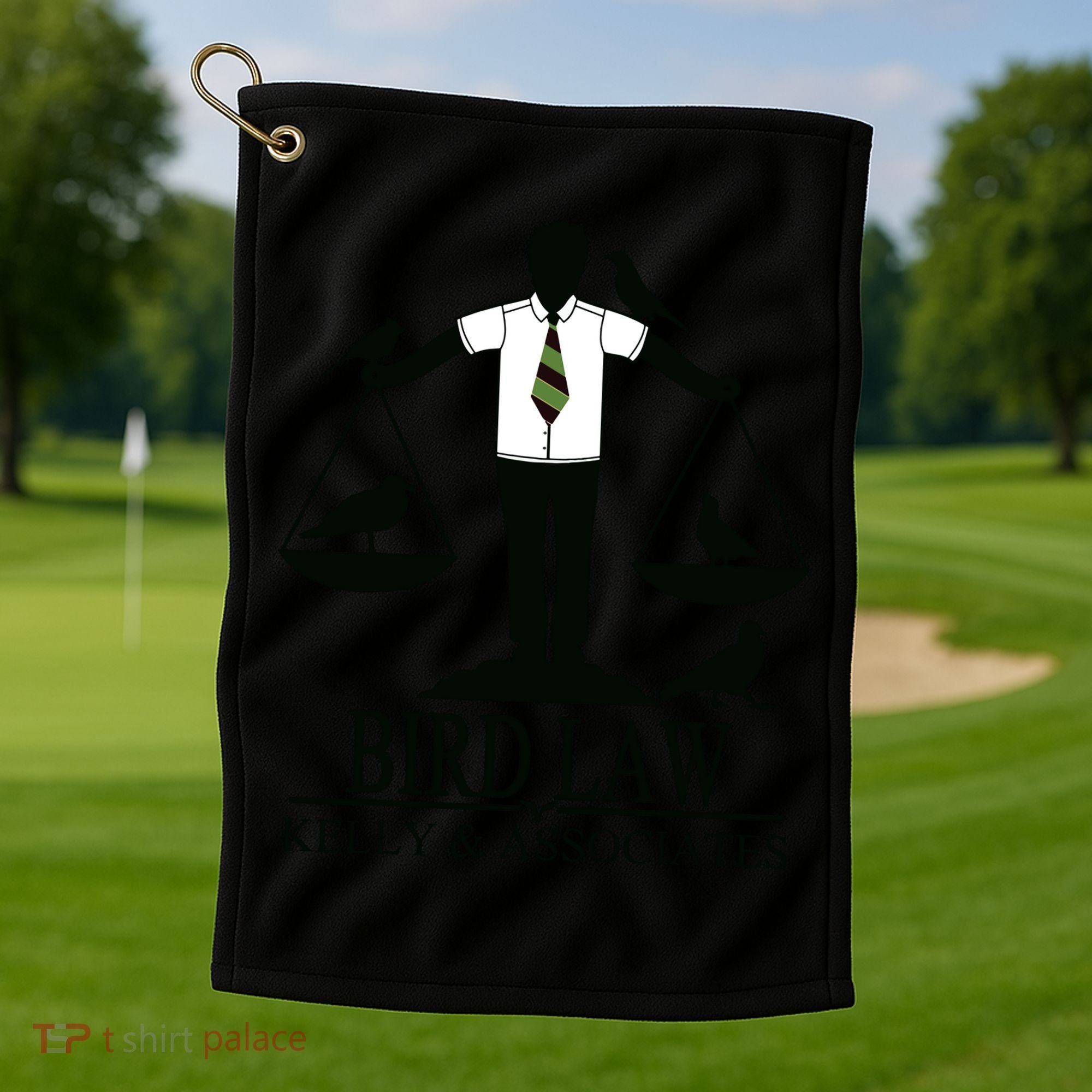 Bird Law T Funny Golf Towel