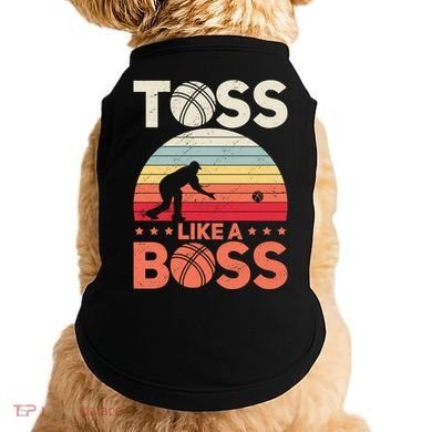 Bocce Legend Toss Like A Boss Funny Bocce Ball Cute Gift Doggie Tank