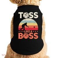 Bocce Legend Toss Like A Boss Funny Bocce Ball Cute Gift Doggie Tank thumb 0