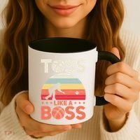 Bocce Legend Toss Like A Boss Funny Bocce Ball Cute Gift Coffee Mug thumb 3