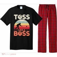 Bocce Legend Toss Like A Boss Funny Bocce Ball Cute Gift Pajama Set thumb 0