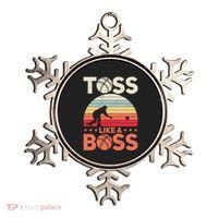 Bocce Legend Toss Like A Boss Funny Bocce Ball Cute Gift Ornament thumb 0