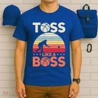 Bocce Legend Toss Like A Boss Funny Bocce Ball Cute Gift T-Shirt thumb 6