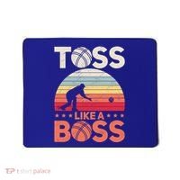 Bocce Legend Toss Like A Boss Funny Bocce Ball Cute Gift Mousepad thumb 0