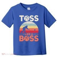 Bocce Legend Toss Like A Boss Funny Bocce Ball Cute Gift Toddler T-Shirt thumb 0