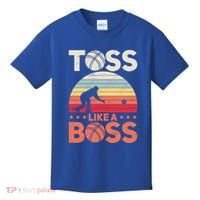Bocce Legend Toss Like A Boss Funny Bocce Ball Cute Gift Kids T-Shirt thumb 0