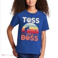 Bocce Legend Toss Like A Boss Funny Bocce Ball Cute Gift Kids T-Shirt thumb 2