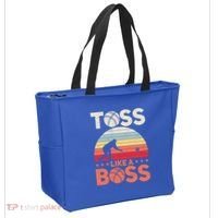 Bocce Legend Toss Like A Boss Funny Bocce Ball Cute Gift Tote Bag thumb 2