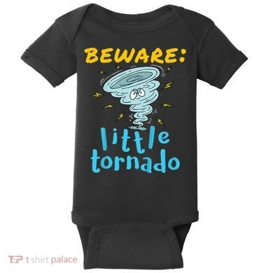 Beware Little Tornado Twister Active Baby Bodysuit