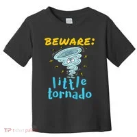 Beware Little Tornado Twister Active Toddler T-Shirt thumb 0