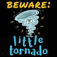 Beware Little Tornado Twister Active Visor thumb 3