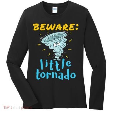 Beware Little Tornado Twister Active Women's Long Sleeve Shirt