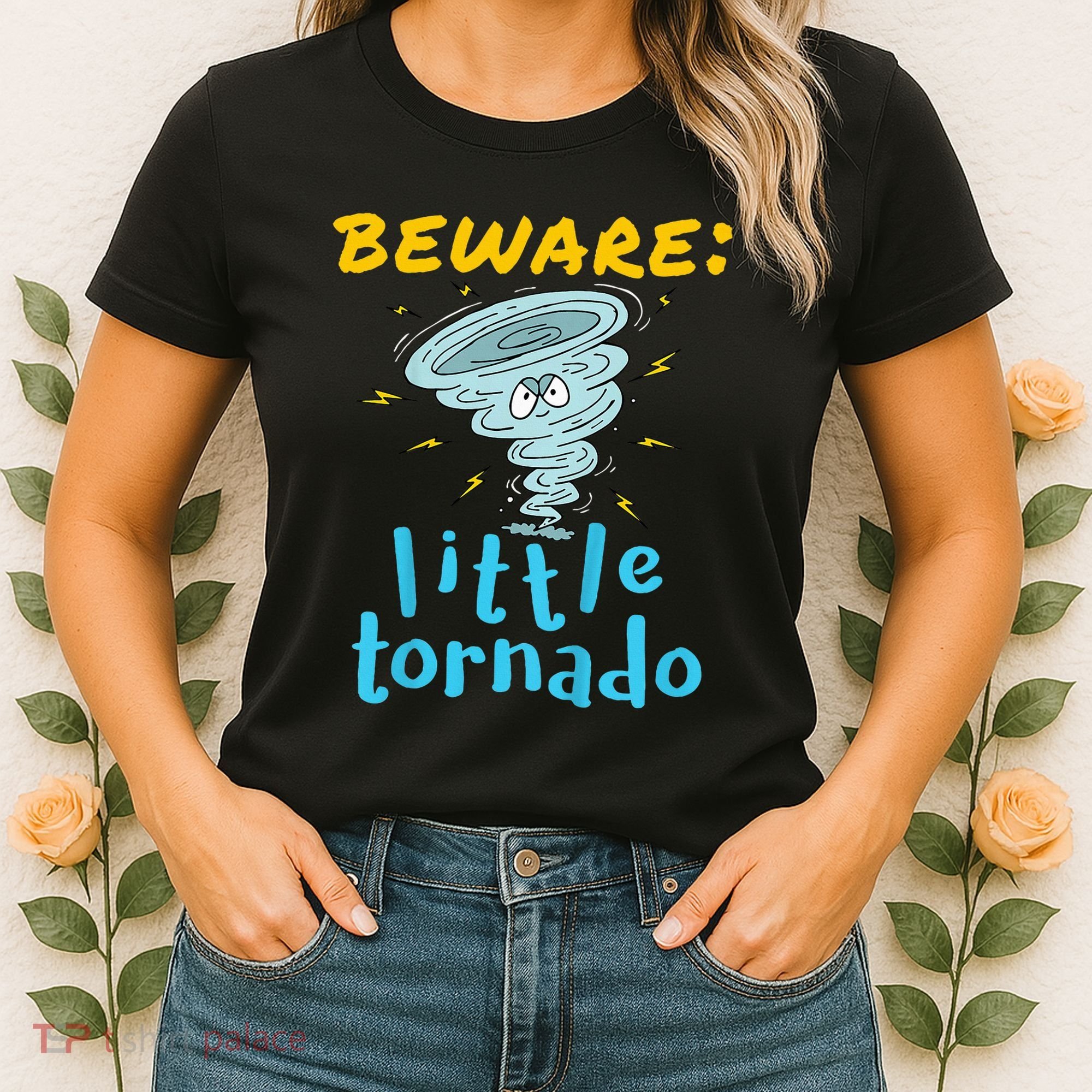 Beware Little Tornado Twister Active Women's T-Shirt
