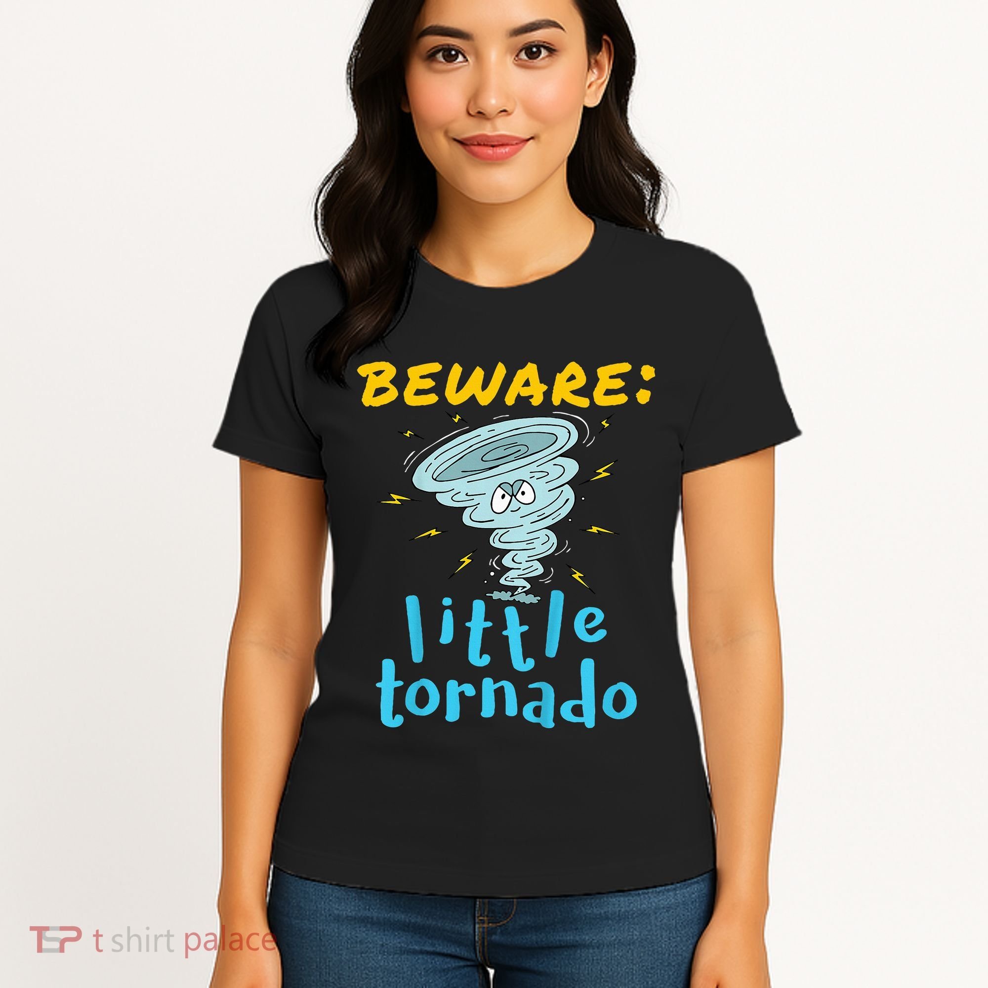 Beware Little Tornado Twister Active Women's T-Shirt