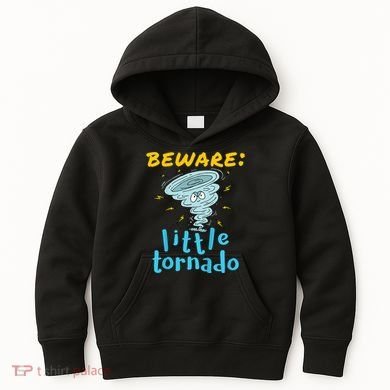 Beware Little Tornado Twister Active Kids Hoodie