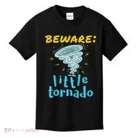 Beware Little Tornado Twister Active Kids T-Shirt thumb 0
