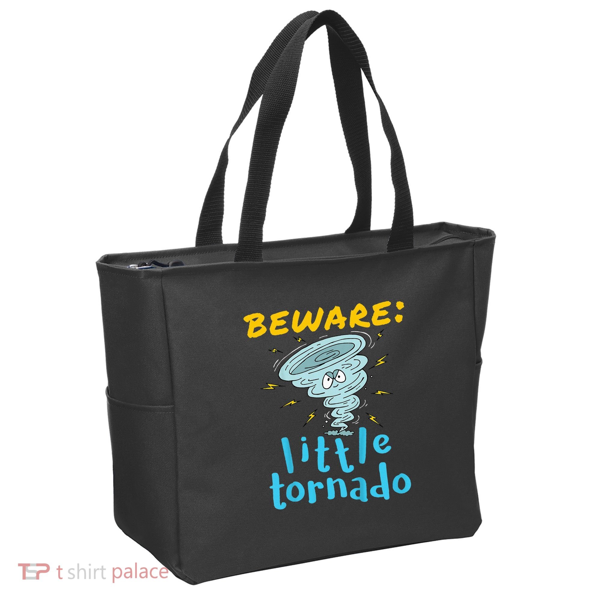 Beware Little Tornado Twister Active Tote Bag