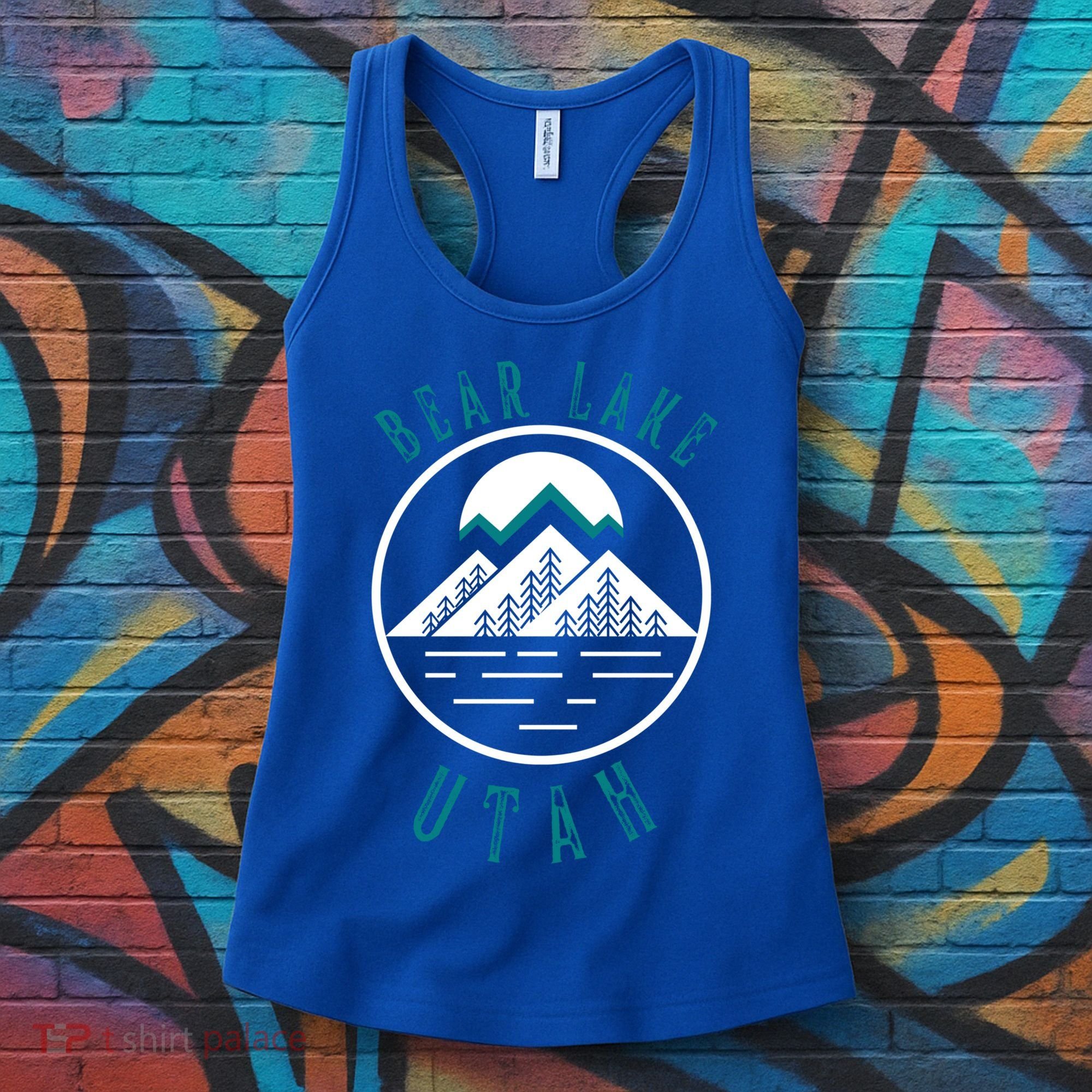 Bear Lake Utah Mountain Skiing Hiking Fishing Boating Meaningful Gift Women's Tank Top