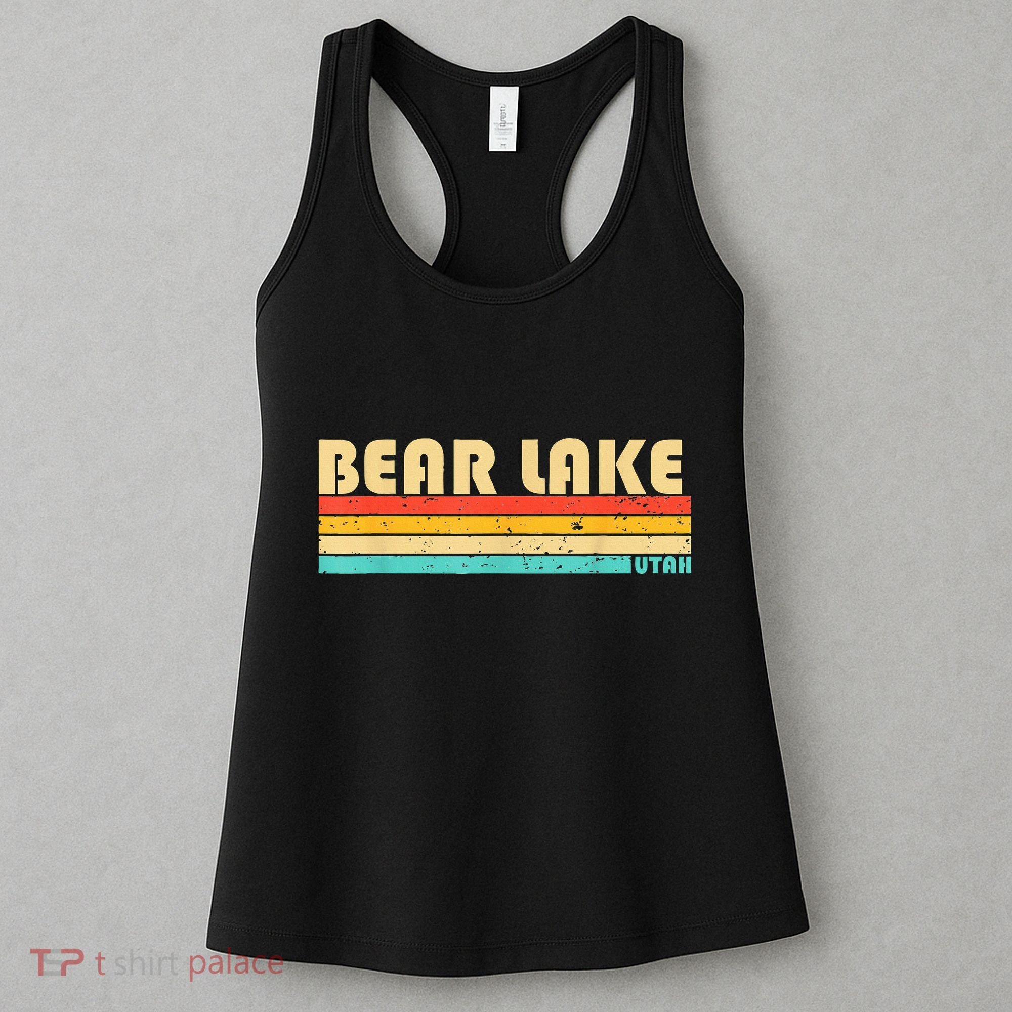 Bear Lake Utah Funny Fishing Camping Summer Women's Tank Top