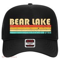 Bear Lake Utah Funny Fishing Camping Summer Hat thumb 0