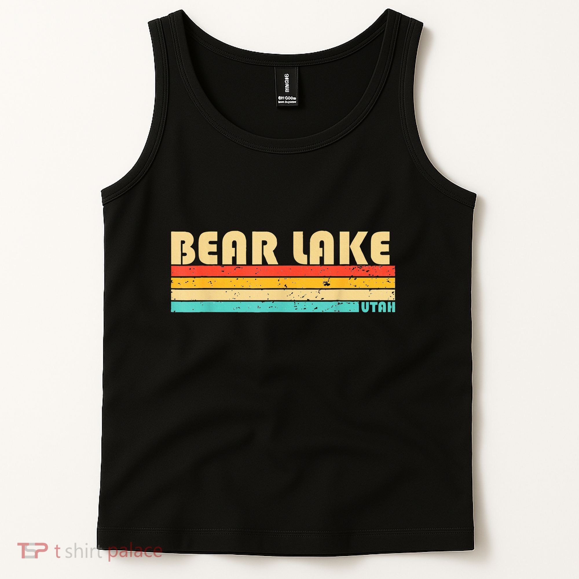 Bear Lake Utah Funny Fishing Camping Summer Tank Top