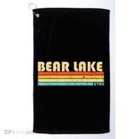 Bear Lake Utah Funny Fishing Camping Summer Golf Towel thumb 0
