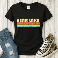 Bear Lake Utah Funny Fishing Camping Summer Women's T-Shirt thumb 3
