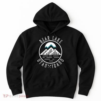 Bear Lake Utah Idaho Camping Boating Hoodie
