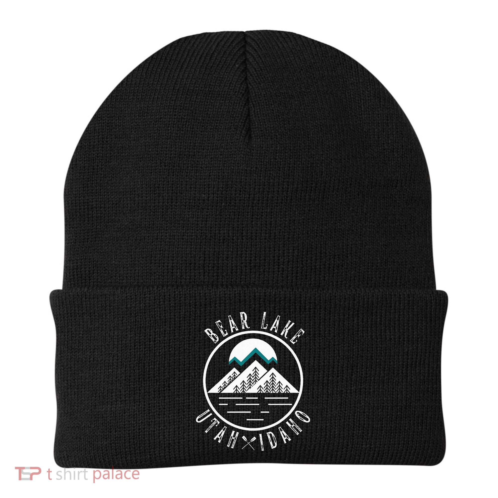 Bear Lake Utah Idaho Camping Boating Beanie