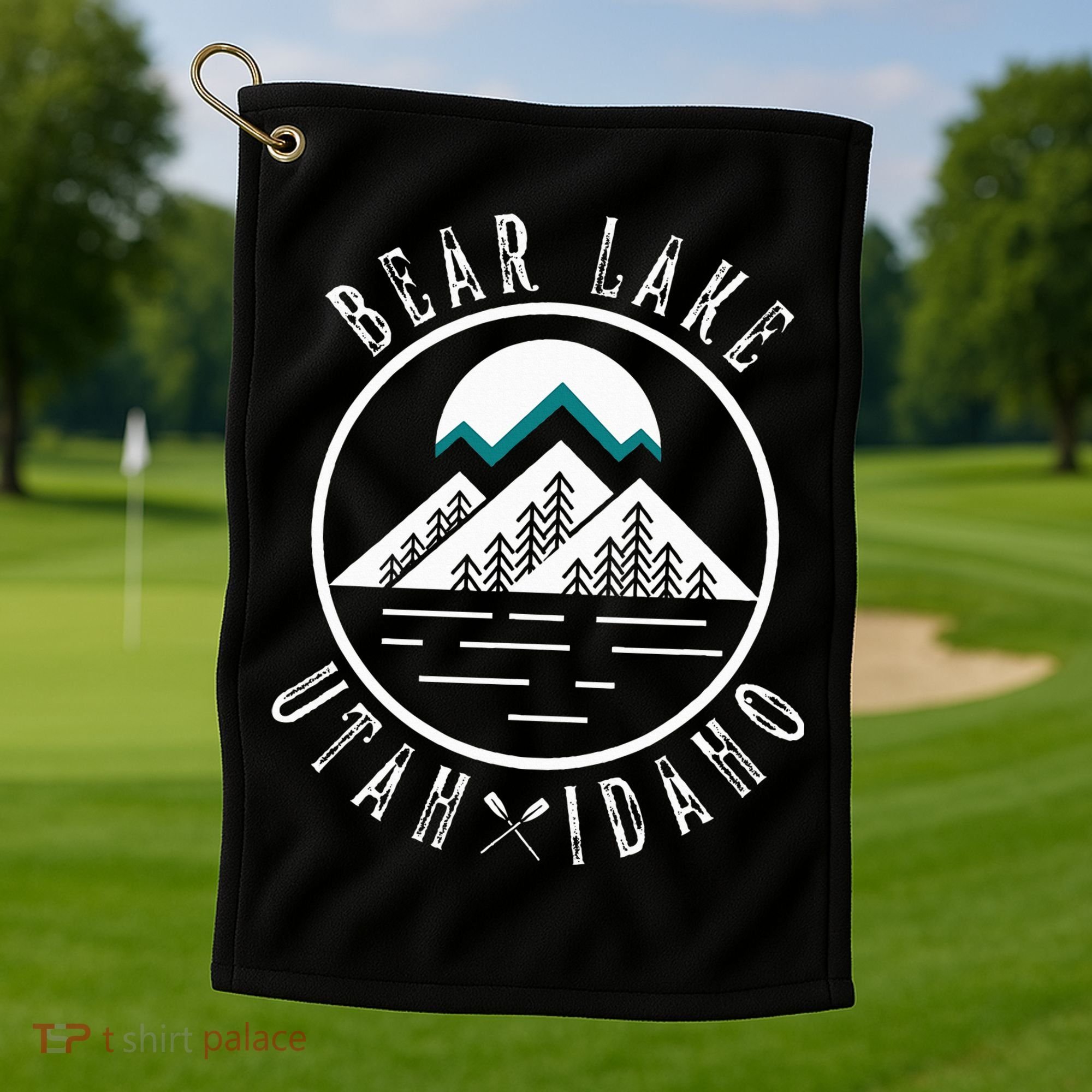 Bear Lake Utah Idaho Camping Boating Golf Towel