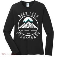 Bear Lake Utah Idaho Camping Boating Women's Long Sleeve Shirt thumb 0
