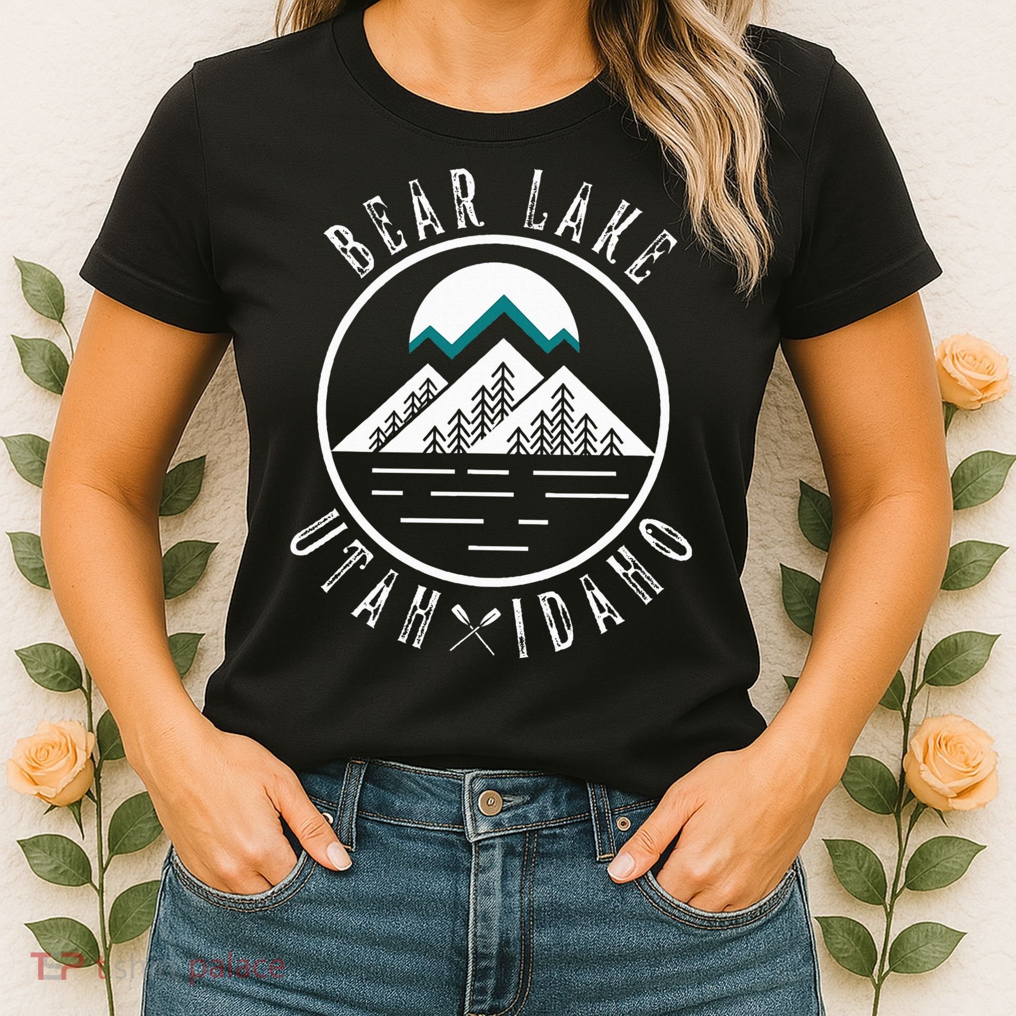 Bear Lake Utah Idaho Camping Boating Women's T-Shirt