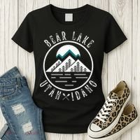 Bear Lake Utah Idaho Camping Boating Women's T-Shirt thumb 3