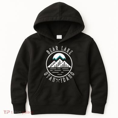 Bear Lake Utah Idaho Camping Boating Kids Hoodie