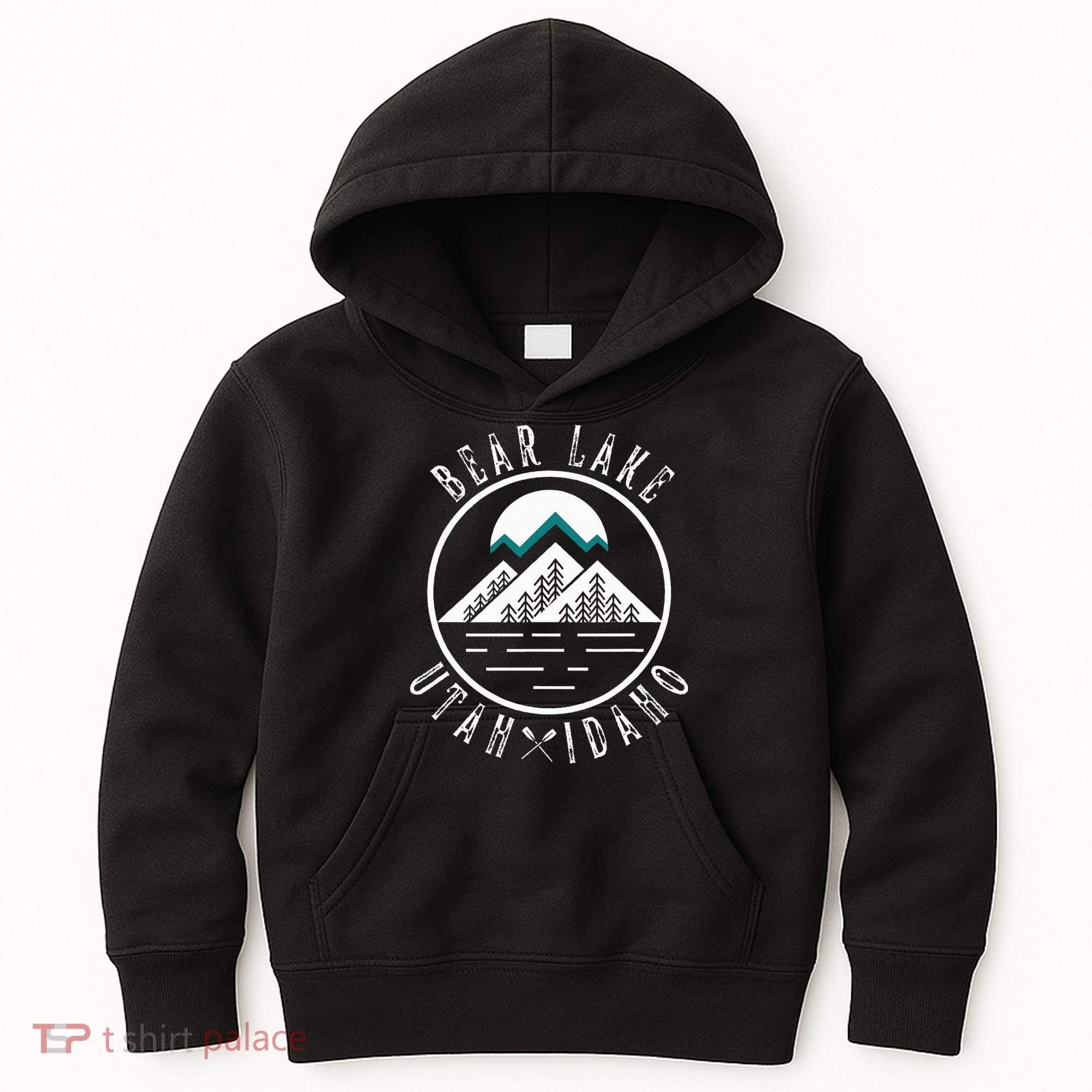 Bear Lake Utah Idaho Camping Boating Kids Hoodie