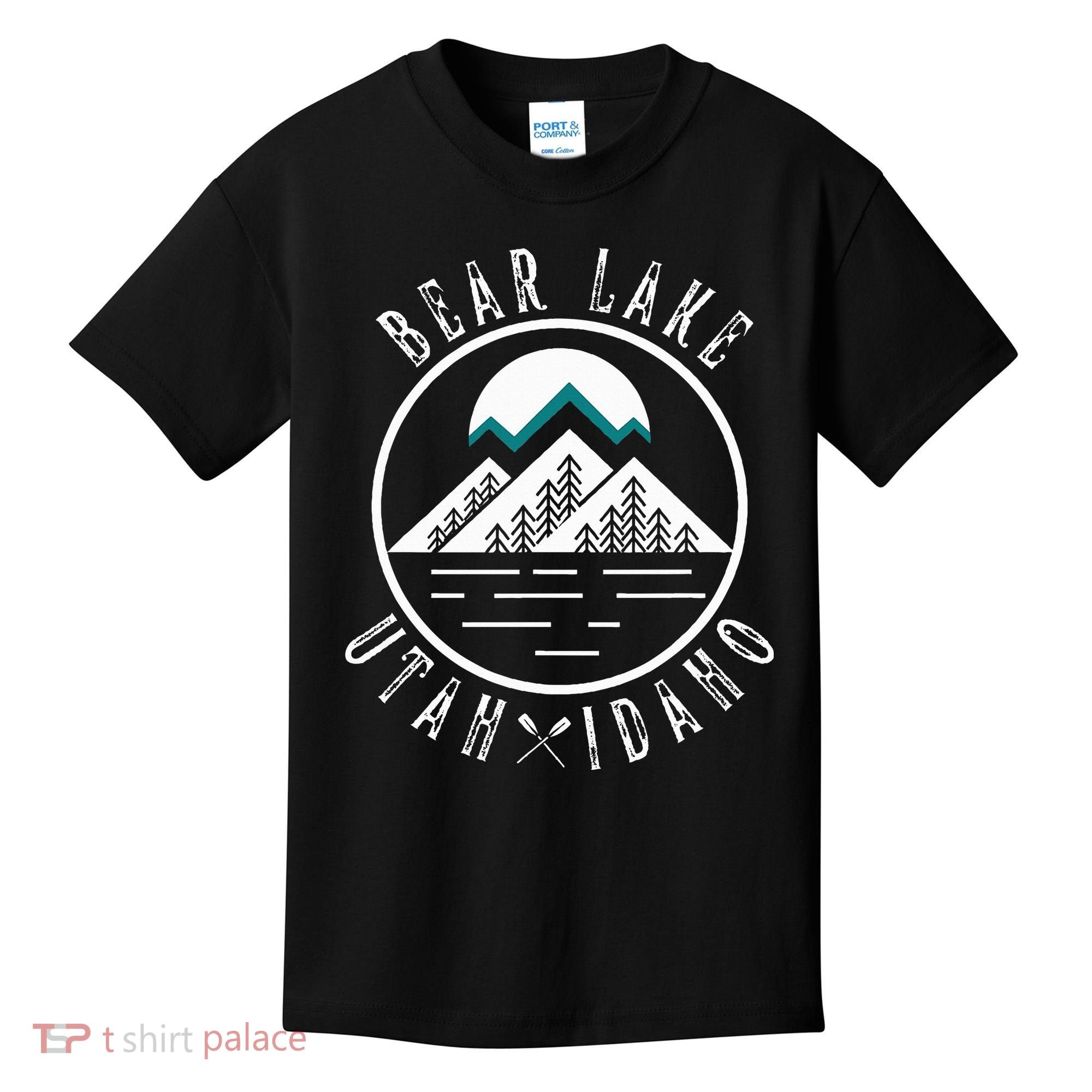 Bear Lake Utah Idaho Camping Boating Kids T-Shirt