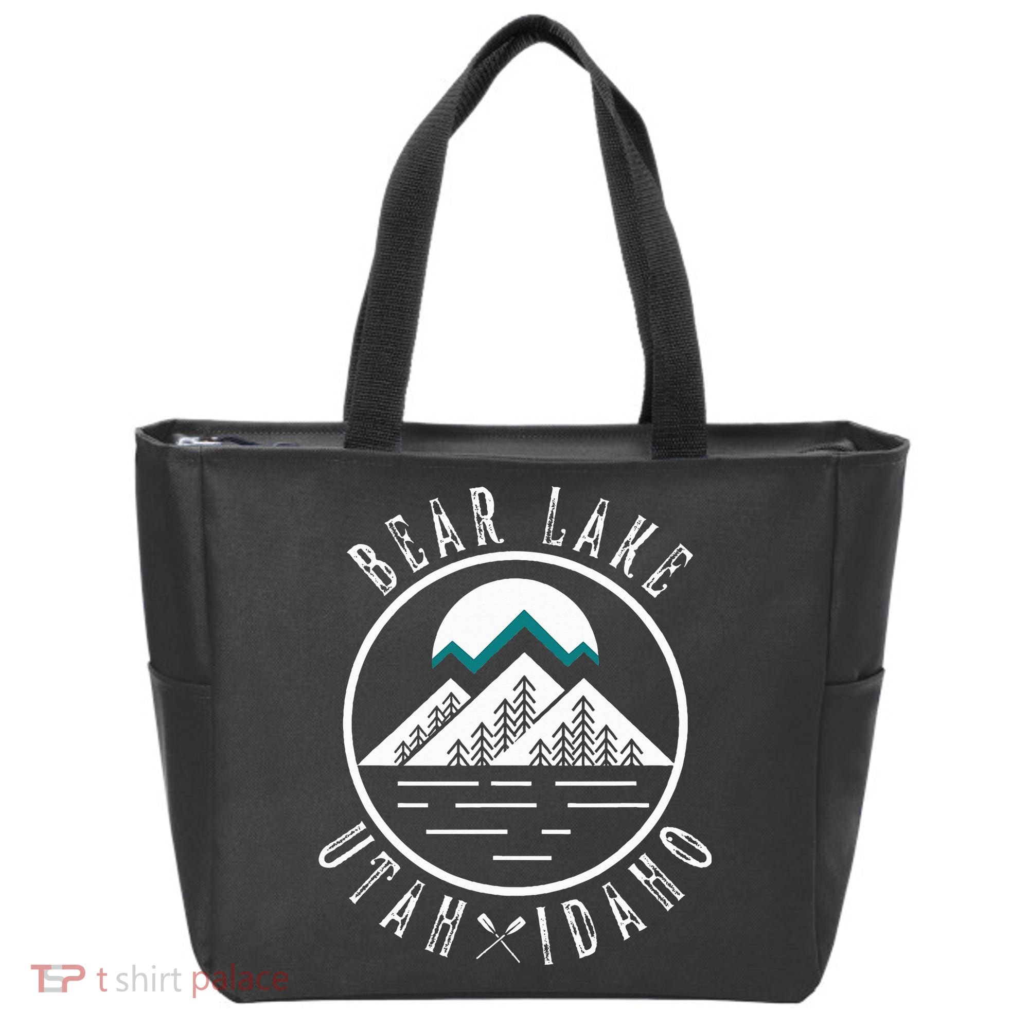 Bear Lake Utah Idaho Camping Boating Tote Bag