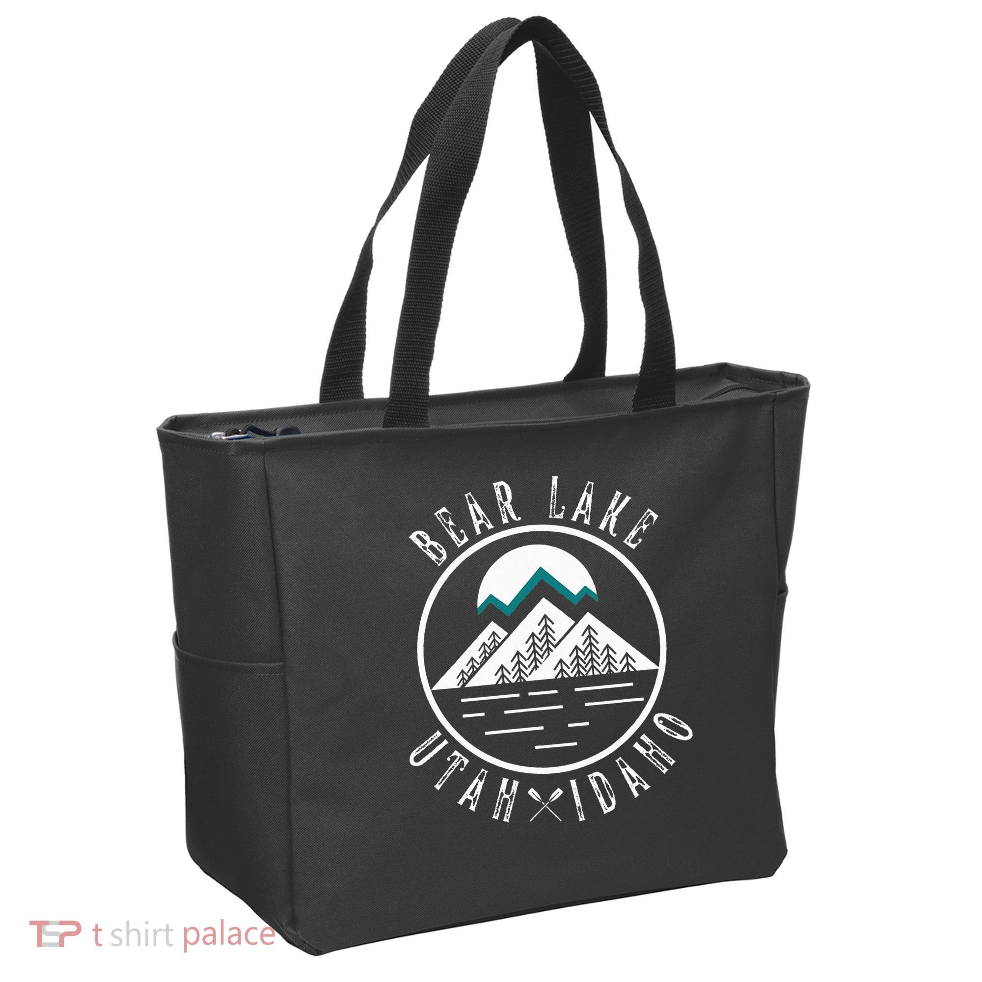 Bear Lake Utah Idaho Camping Boating Tote Bag