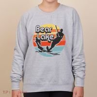 Bear Lake Utah Water Skiing Water Ski Women's Sweatshirt thumb 0